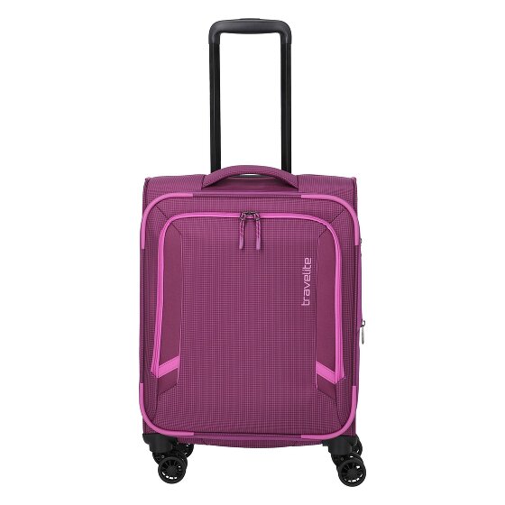 Travelite Corsiica 4 roulettes Trolley de cabine S 55 cm avec soufflet d'extension