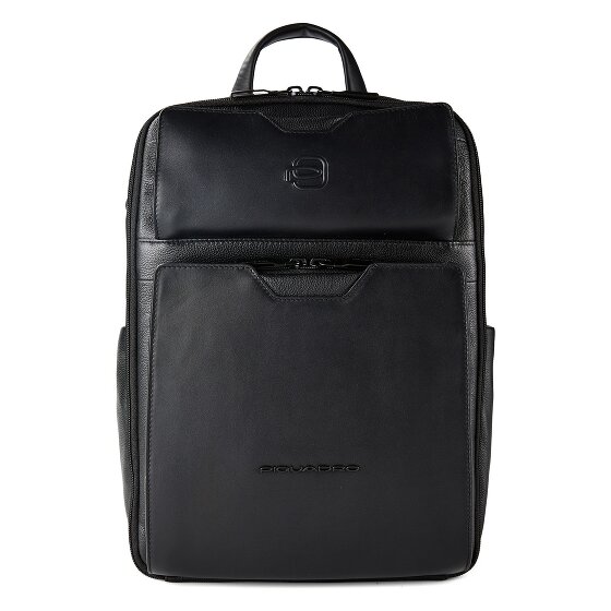 Piquadro Ael Daypack Cuir véritable 37 cm Compartiment ordinateur