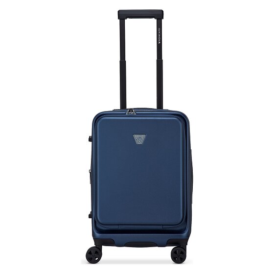Roncato Florence 4-roues trolley cabine 55 cm avec soufflet d'extension compartiment ordinateur portable
