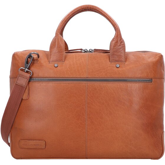 Plevier Rock Flint Porte-documents Protection RFID Cuir 41 cm Compartiment pour ordinateur portable