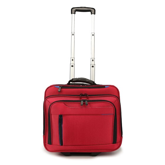 Dermata 2 roues Valise business 38 cm Compartiment ordinateur