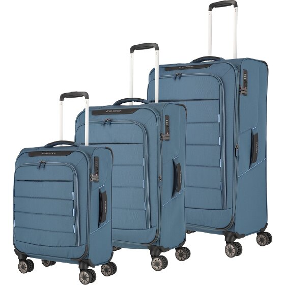 Travelite Skaii 4 roues Set de valises 3 pièces avec soufflet d'extension