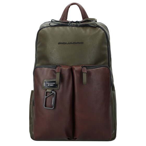 Piquadro Harper Sac à dos RFID Cuir 40 cm Compartiment pour ordinateur portable