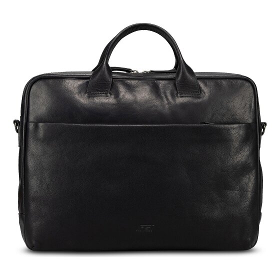 Jost Glasgow Attaché-case Cuir véritable 40 cm Compartiment ordinateur