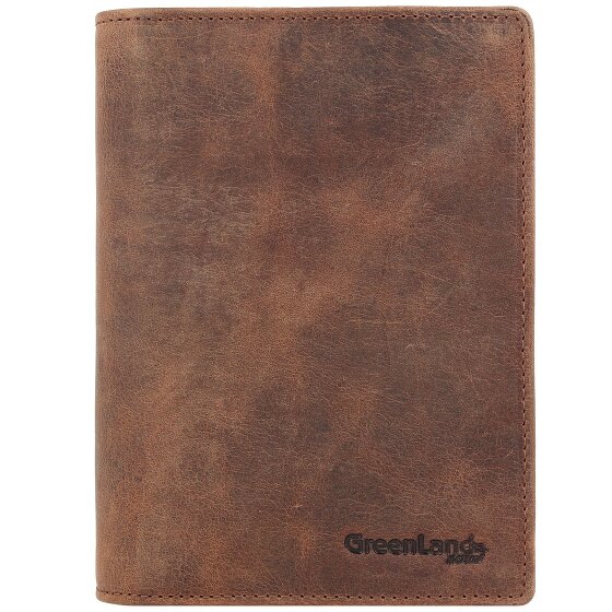 Greenland Nature Montenegro Porte-passeport RFID en cuir 12 cm