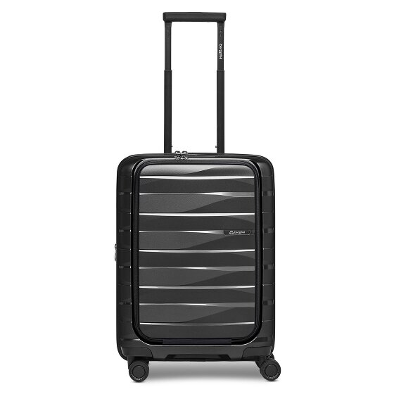 Bergpfeil Travel 4 roues Valise cabine 55 cm Compartiment ordinateur avec soufflet d'extension