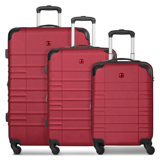 Wenger Amplar Evo 4 roulettes Set de valises 3 pièces avec soufflet d'extension