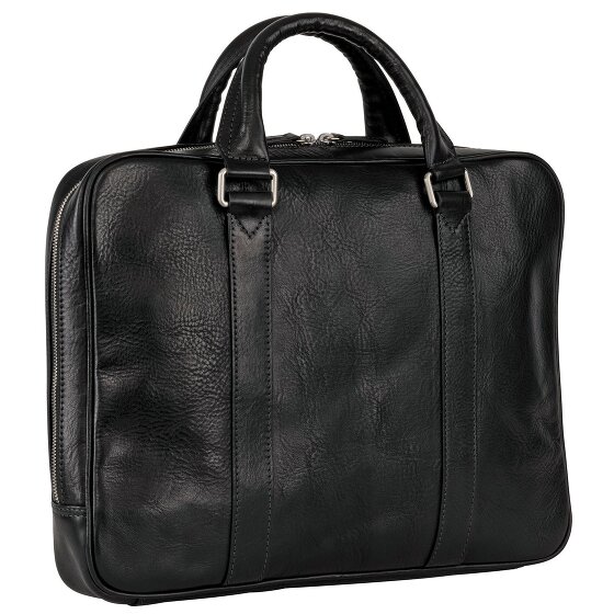 Leonhard Heyden Bergamo Attaché-case Cuir véritable 38 cm Compartiment ordinateur