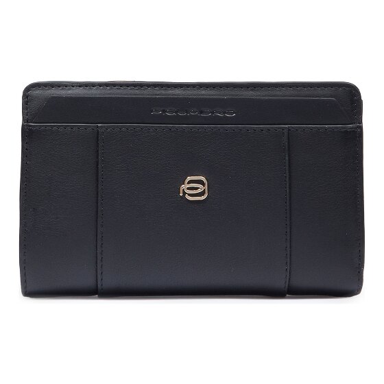 Piquadro Circle Porte-monnaie Protection RFID Cuir véritable 14.5 cm