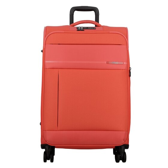 Jump Monthélys 4 roulettes Trolley 67 cm avec soufflet d'extension