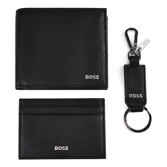 Boss GB Porte-monnaie Cuir véritable 11 cm Boîte cadeau