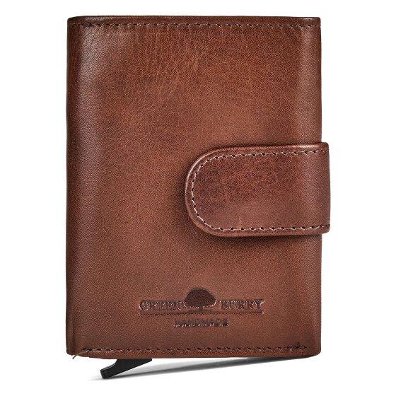 Greenburry Newport Porte-monnaie Protection RFID Cuir véritable 9.5 cm