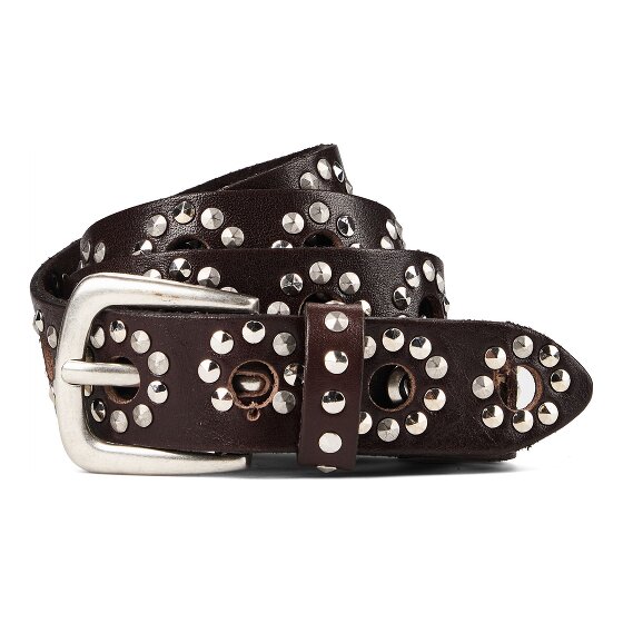 b.belt Ceinture à rivets Cuir véritable