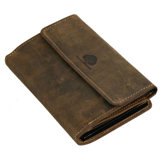 Greenburry Vintage Porte-monnaie Cuir véritable 14 cm