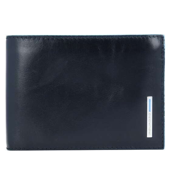 Piquadro Blue Square Porte-monnaie Cuir véritable 12.5 cm