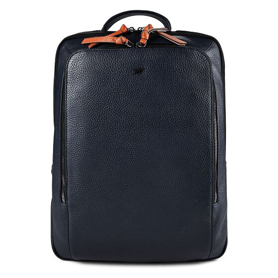 Braun Büffel Novara Sac à dos professionnel Cuir véritable 40 cm Compartiment ordinateur
