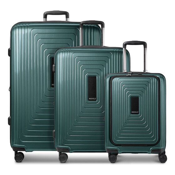 Redolz Essentials 14 4 roues Set de valises 3 pièces avec soufflet d'extension
