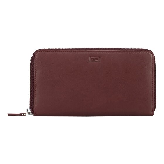 Jost Arva Porte-monnaie Protection RFID Cuir véritable 19 cm