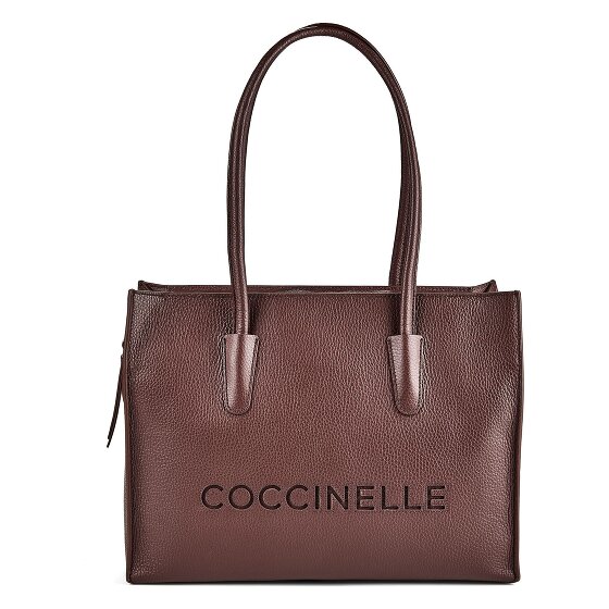 Coccinelle Myrtha Sac de shopper Cuir véritable 36 cm