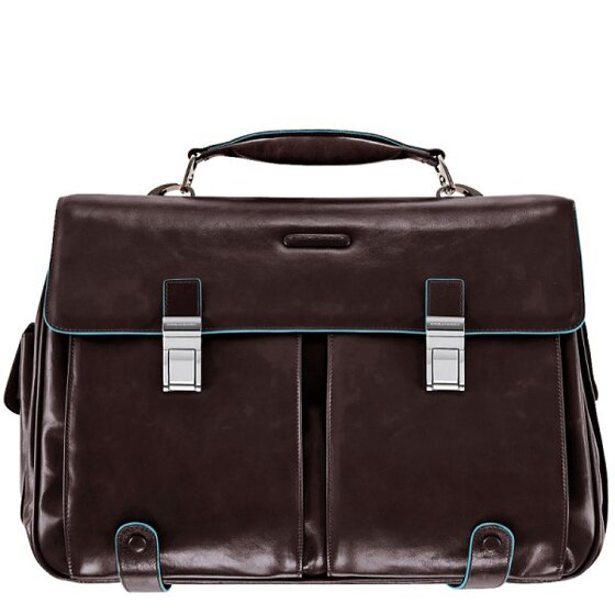 Piquadro Blue Square Porte-documents en cuir 43 cm Compartiment pour ordinateur portable