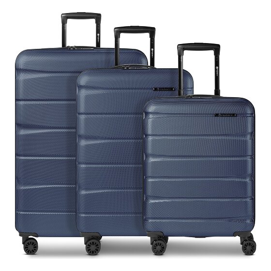 Franky Munich 4.0 4 roues Set de valises 3 pièces avec soufflet d'extension