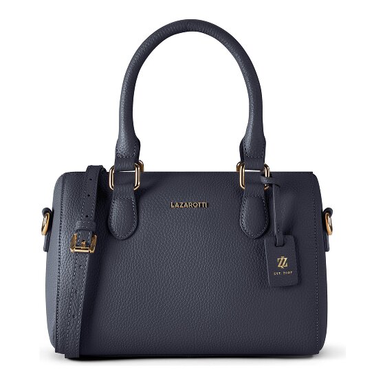 Lazarotti Sac bowling en cuir de Bologne, sac à main, sac à bandoulière, Cuir, 26 cm