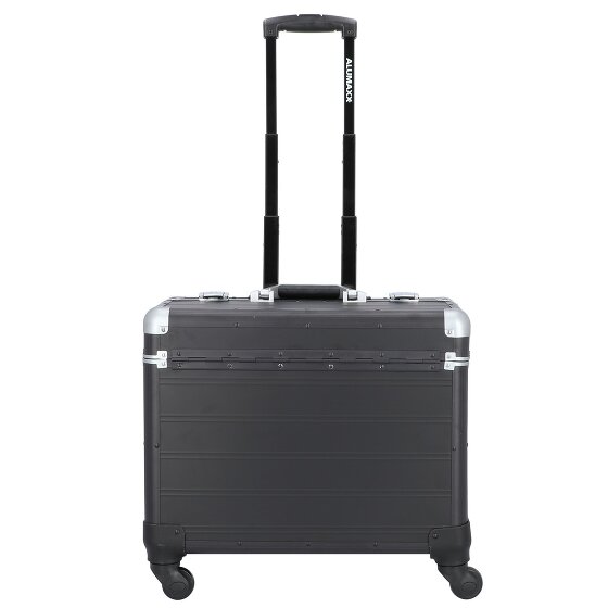 Alumaxx Valise de pilote à 4 roulettes 47 cm, compartiment pour ordinateur portable