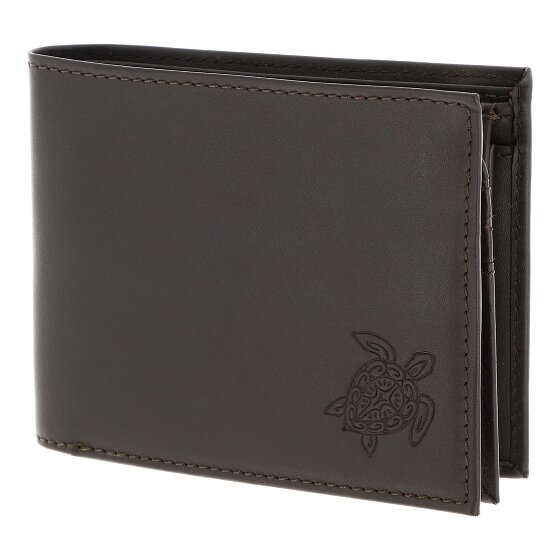 oxmox Leather Porte-monnaie Protection RFID Cuir véritable 10 cm