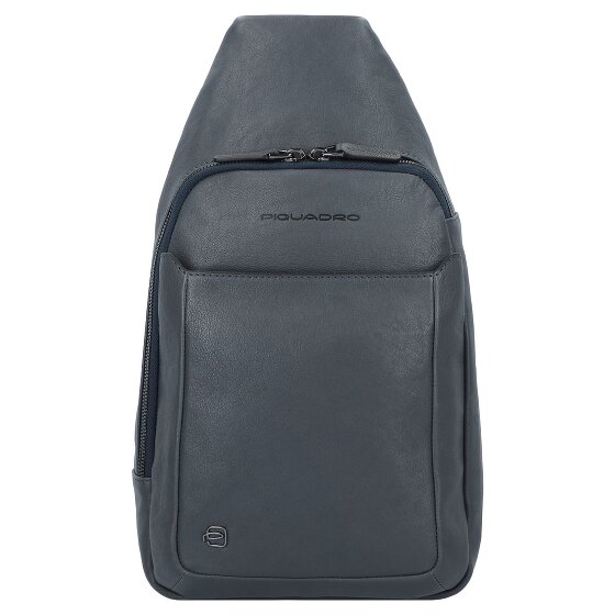 Piquadro Black Square Cuir véritable 39 cm
