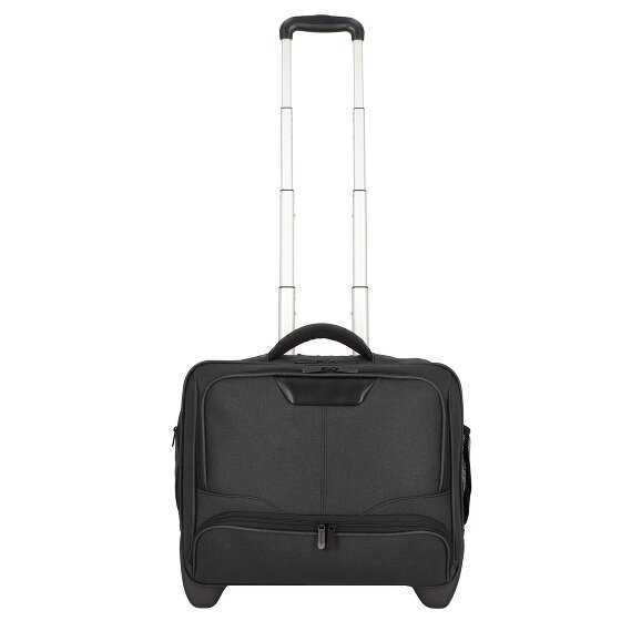 Dermata 2 roulettes Trolley d'affaires 44 cm Compartiment pour ordinateur portable