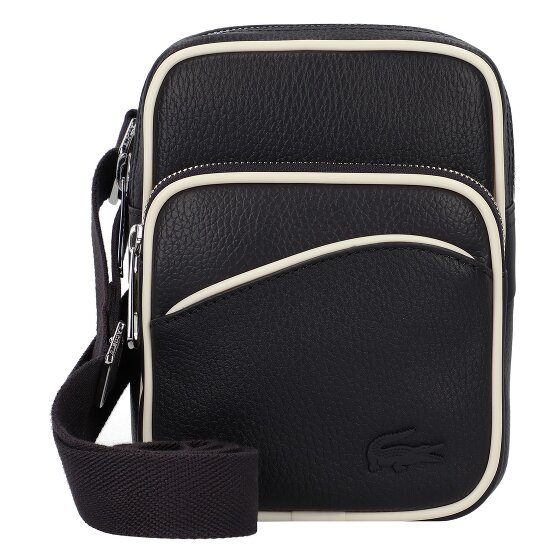 Lacoste Angy Sac à bandoulière Cuir véritable 14 cm