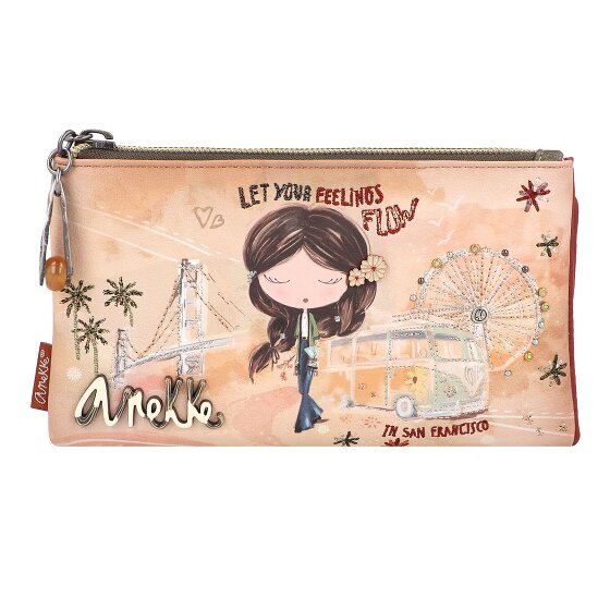 Anekke Peace & Love Porte-monnaie Protection RFID 17.5 cm