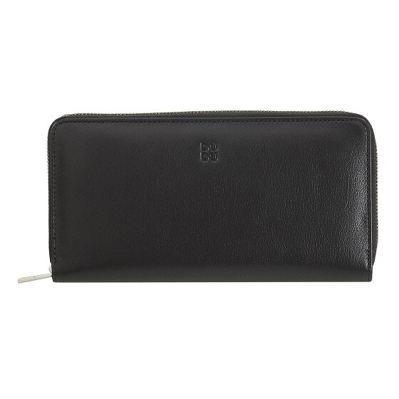 DuDu Ustica Porte-monnaie Protection RFID Cuir véritable 20 cm