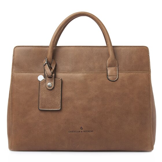 Castelijn & Beerens Carisma Sac de shopper Protection RFID Cuir véritable 41 cm Compartiment ordinateur