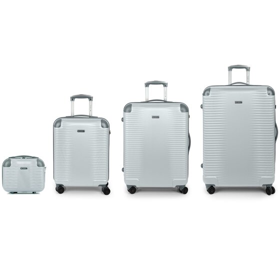 Gabol Balance XP 4 roulettes Set de valises 4 pièces avec soufflet d'extension