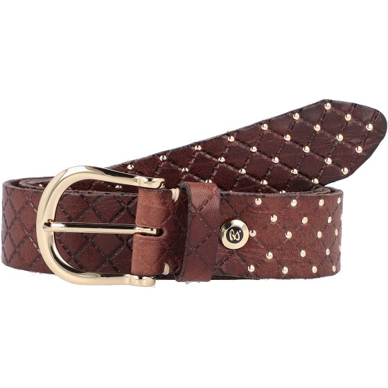 b.belt Lina Gold ceinture à rivets en cuir