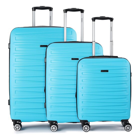 Benzi 5493 4 roues Set de valises 3 pièces avec soufflet d'extension