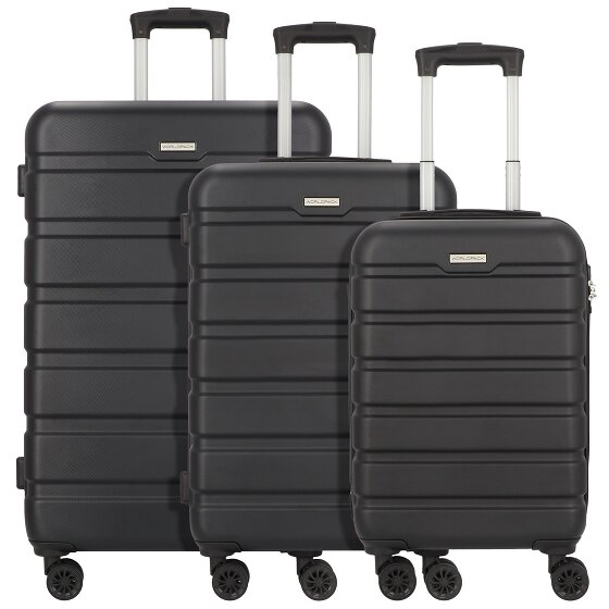 Worldpack Phoenix 4 roulettes Set de valises 3 pièces