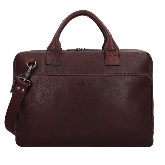 Plevier Vintage Larry Porte-documents Cuir 40 cm Compartiment pour ordinateur portable