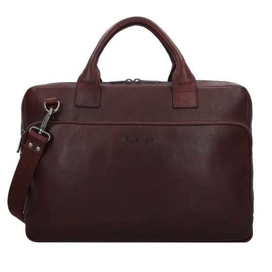 Plevier Vintage Larry Porte-documents Cuir 40 cm Compartiment pour ordinateur portable