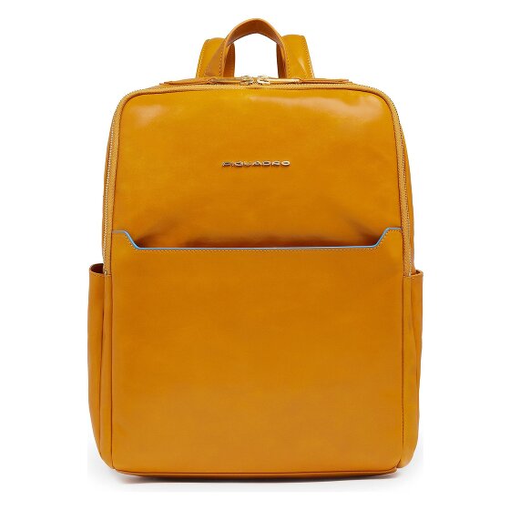 Piquadro Blue Square Daypack Protection RFID Cuir 37 cm Compartiment pour ordinateur portable