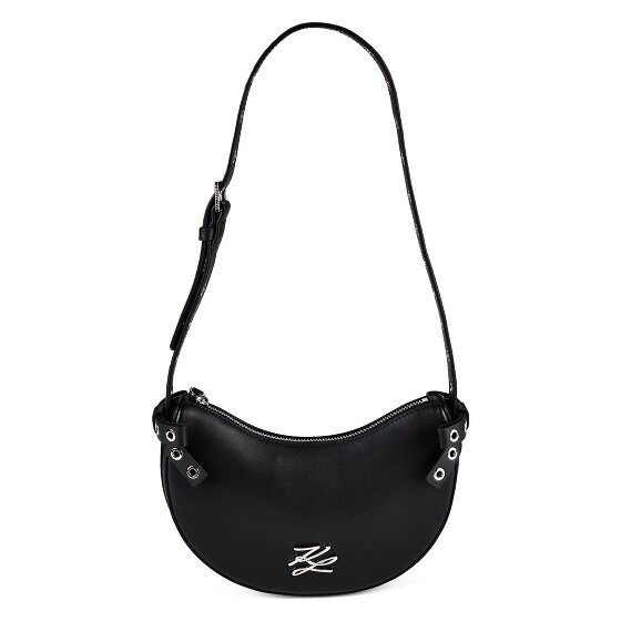 Karl Lagerfeld Autograph Sac à bandoulière Cuir véritable 26 cm