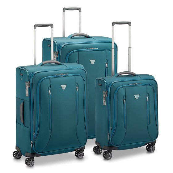 Roncato City 3.0 4 roulettes Set de valises 3 pièces avec soufflet d'extension