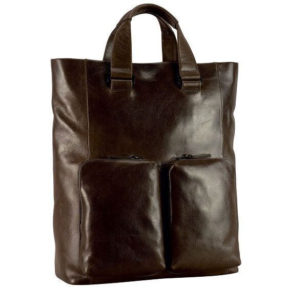 Leonhard Heyden Porto Sac à dos professionnel Cuir 40 cm