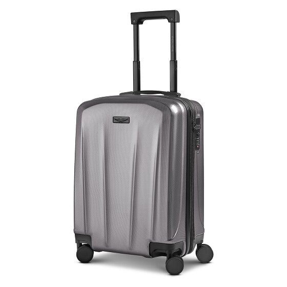 Police New York 4 roues Valise cabine S 54 cm avec soufflet d'extension
