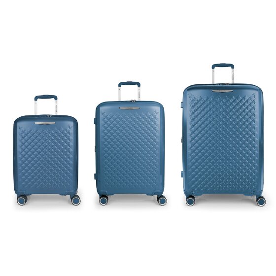 Gabol Queens 4 roues Set de valises 3 pièces avec soufflet d'extension