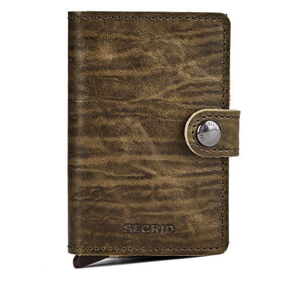 Secrid Miniwallet Étui pour cartes de crédit Protection RFID Cuir véritable 6.5 cm