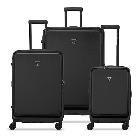 Roncato Florence 4 roulettes Set de valises 3 pièces avec soufflet d'extension