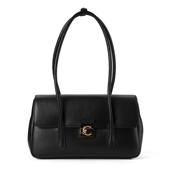 Coccinelle C-Me Lock Sac à bandoulière Cuir véritable 35 cm