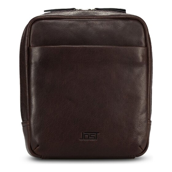 Jost Glasgow Sac à bandoulière XS Protection RFID Cuir véritable 20 cm
